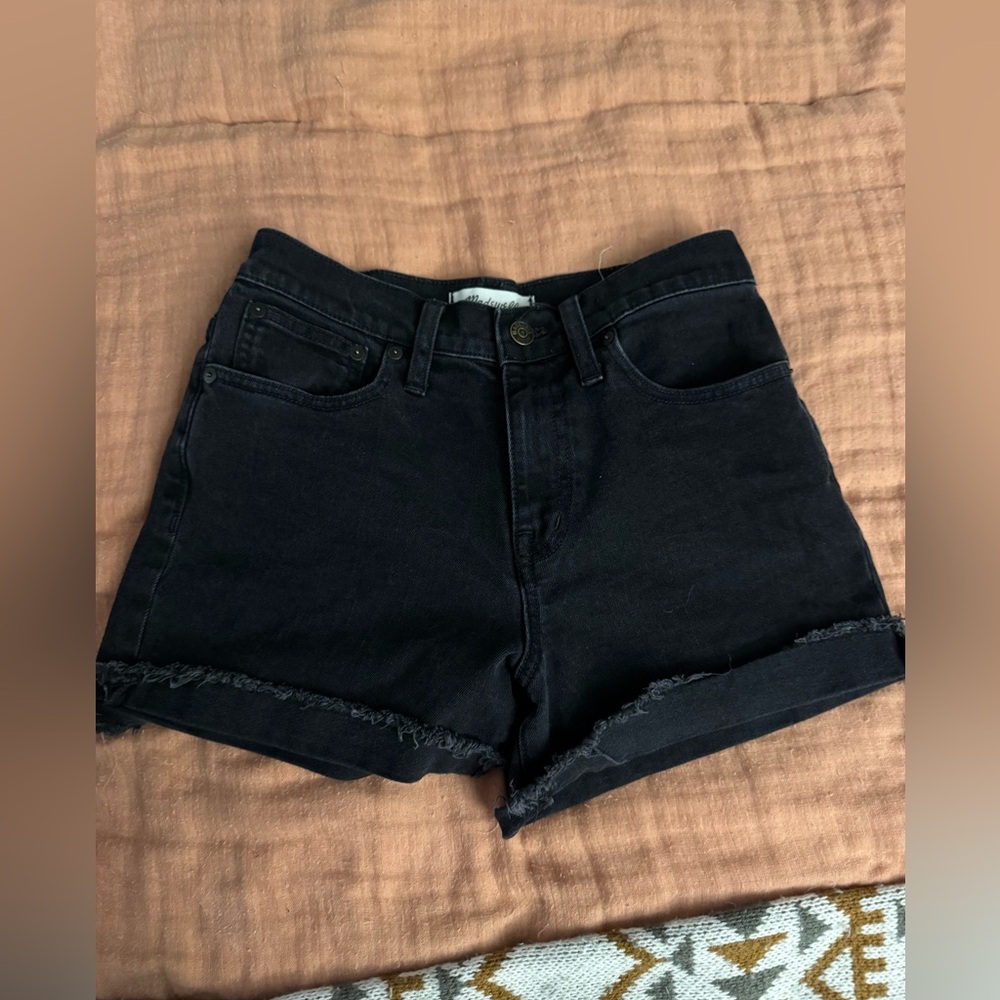 Madewell Black Jean‎ Shorts